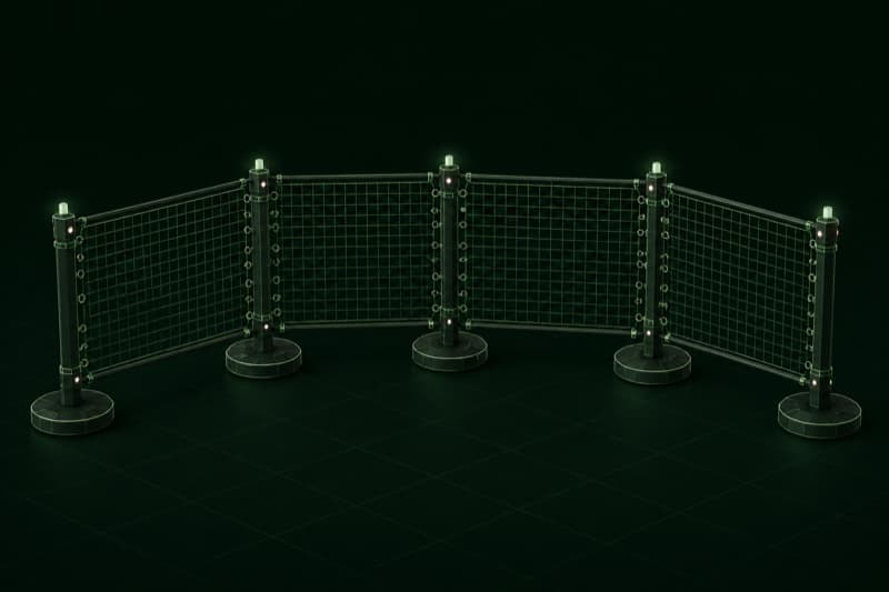 Barrier Nets and Stanchions