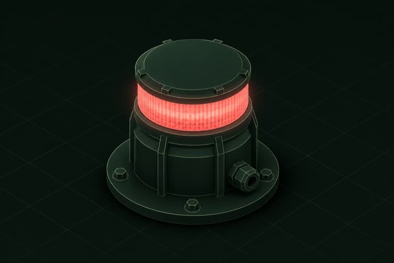 Helideck Status Lights